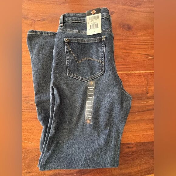 Women’s Dickies Cotton Flannel Lined Jeans size 8 - Picture 1 of 6